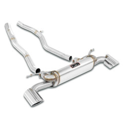 Supersprint Rear exhaust Right O120 - Left O120 TOYOTA GR SUPRA 3.0L Turbo 19+ (with valve)