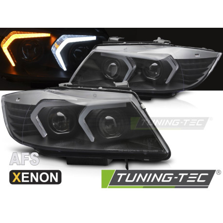 Farovi i rasvjeta PREDNJI FAROVI XENON AFS LED CRNI ZA BMW E90 / E91 LCI 09-11 | race-shop.hr