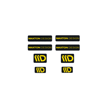 Naljepnice 3D Sticker Set Maxton Design (Black and Yellow) | race-shop.hr
