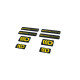 Naljepnice 3D Sticker Set Maxton Design (Black and Yellow) | race-shop.hr