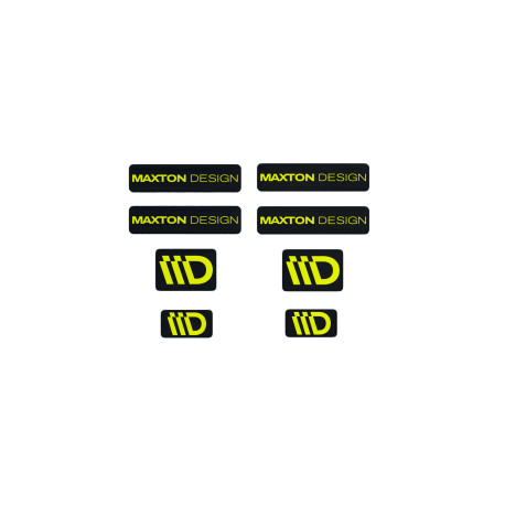 Naljepnice 3D Sticker Set Maxton Design (Black and Lime) | race-shop.hr