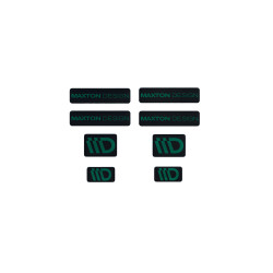 3D Sticker Set Maxton Design (Black and Green)