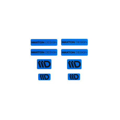 Naljepnice 3D Sticker Set Maxton Design (Blue and Black) | race-shop.hr