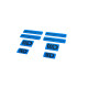 Naljepnice 3D Sticker Set Maxton Design (Blue and Black) | race-shop.hr