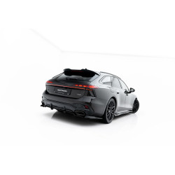 MAXTON DESIGN stražnji lip za Audi A6 S-Line C9 (s vertikalnim prugama), sjajna crna, V3