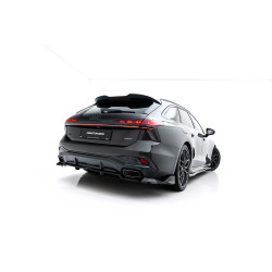 MAXTON DESIGN stražnji lip za Audi A6 S-Line C9 (s vertikalnim prugama), sjajna crna, V4