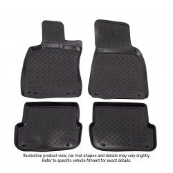 3D gumeni auto tepisi za MG HS 1 2020-2024 4 kom