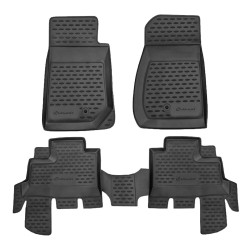 Gumeni auto tepisi za JEEP Wrangler 4 Doors 2007-2018 4 kom