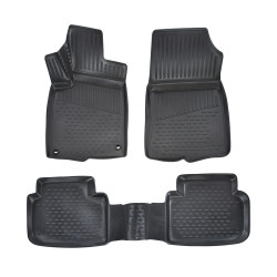 Gumeni auto tepisi za HONDA Civic sedan / liftback with 2nd row USB ports 2022-up