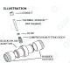 Vodene pumpe Temperature Sensor Adaptor Kit - 35mm Inline Adapter | race-shop.hr