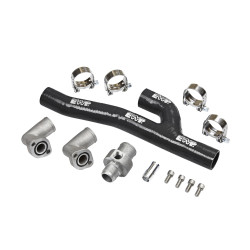 Big Block Chevy EWP Block Adapter - Black Hose