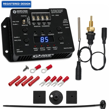 Vodene pumpe Variable Speed Controller Brushless Thermatic Fan & EWP +1/8"" NPT Sensor | race-shop.hr