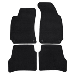 Premium Black velour car mats for VOLKSWAGEN Passat B5 1997-2004 4pcs