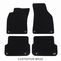 Premium Black velour car mats for TOYOTA Corolla HTB 2019-up 4pcs