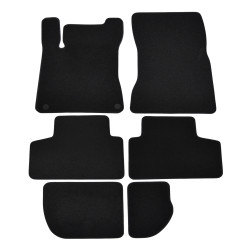 Premium Black Velur auto tepisi za za MERCEDES GLB X247 7seats 2020-up 6 kom