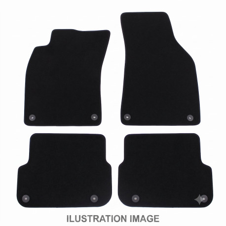 Za konkretan model Premium Black Velur auto tepisi za za MAZDA CX-80 2024-up 7seats 5 kom | race-shop.hr