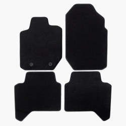 Premium Black Velur auto tepisi za za FORD Ranger T6/T7 2013-up 4 kom