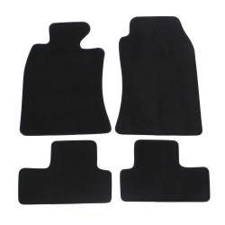 Premium Black Velur auto tepisi za za BMW Cooper 2001-2006 4 kom