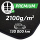 Za konkretan model Premium Black Velur auto tepisi za za BMW 1 E87 2004-2011 4 kom | race-shop.hr