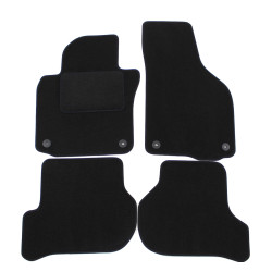 Velur auto tepisi za za VOLKSWAGEN VW Golf VI 2009-2012 4 kom