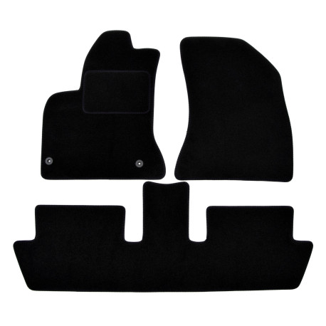 Za konkretan model Velur auto tepisi za za Citroen C4 Picaso 2006-2013 3 kom | race-shop.hr