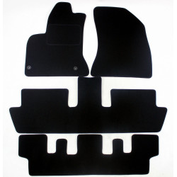 Velur auto tepisi za za Citroen C4 Grand Picasso 7 places 2006-2013 4 kom