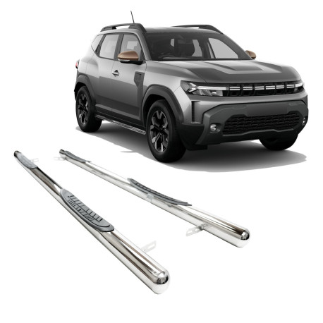 Bočne stepenice Bočne stepenice od nehrđajućeg čelika za Dacia Duster 2024-up | race-shop.hr