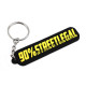 Privjesci PVC gumeni privjesak za ključeve "90% Street Legal" | race-shop.hr