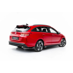 MAXTON DESIGN stražnji bočni difuzori + krila za Hyundai I30 N-Line Wagon Mk3 Facelift, sjajna crna, V2