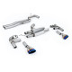 Milltek Cat-back exhaust (loudest) for Audi RS3 Saloon/Sedan 400PS (non-GPF) 2017+ - Burnt titanium tips