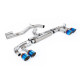 Ispušni sistemi Milltek Milltek GPF-back exhaust (loudest) for Audi S3 Sportback 310PS & 333PS (8Y) (GPF) 2020+ - Burnt/blue titanium tips | race-shop.hr