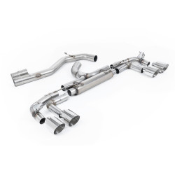 Milltek GPF-back exhaust (loudest) for Audi S3 Sportback 310PS & 333PS (8Y) (GPF) 2020+ - Polished tips