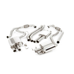 Milltek Cat-back exhaust resonated for Audi S5 3.0 V6 Turbo Coupe/Cabrio (B9) 2017+ - Polished tips