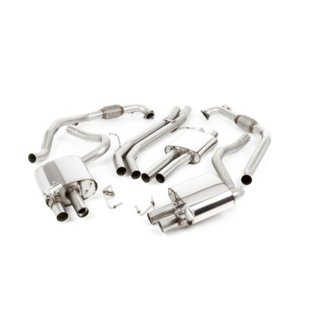 Ispušni sistemi Milltek Milltek Cat-back exhaust resonated for Audi S5 3.0 V6 Turbo Coupe/Cabrio (B9) 2017+ - Polished tips | race-shop.hr