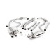 Milltek Cat-back exhaust (louder) for Audi S5 3.0 V6 Turbo Sportback (B9) (non Sport Diff) 2017+ - Titanium GT-100 tips