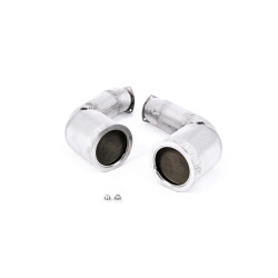 Milltek Large-bore downpipes with sports cats for Audi SQ7 4.0 V8 TT (non-GPF) 2021+