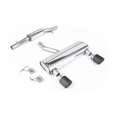 Ispušni sistemi Milltek Milltek cat-back ispušni sustav (tiši) Prikladno za Audi TT 3.2 V6 quattro Coupe/Roadster (bez GPF-a) 2003-2006 - Karbonski nast | race-shop.hr