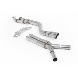 Milltek Secondary cat bypass non-resonated for BMW M2 Coupe (non-GPF, X Pipe) 2023+