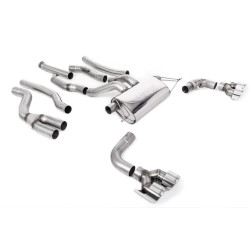 Milltek Cat-back exhaust for BMW M240i Coupe (GPF) 2022+ - Polished tips