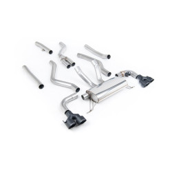 Milltek Cat-back exhaust for BMW M340i (G20) Sedan Xdrive (non-GPF) 2021+ - Black tips