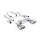 Milltek GPF-back exhaust for BMW M3 (G80/G81) S58 3.0 Turbo Touring/XDrive (GPF) 2020+ - Brushed titanium tips