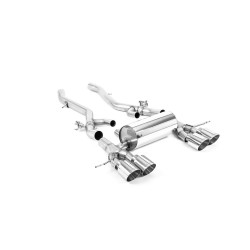 Milltek Axle-back exhaust for BMW M4 (G82) S58 3.0 Turbo (GPF) 2020+ - Polished tips
