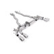 Milltek GPF-back exhaust for BMW M5 (F90) 4.4l Twin Turbo (GPF) 2020-2021 - Quad polished tips
