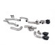 Milltek GPF-back exhaust valved for BMW M8 (F91/F92) 4.4l V8 Twin Turbo Coupe/Cabrio (GPF) 2020+ - Cerakote black tips