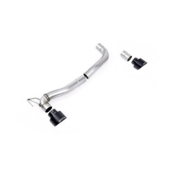 Milltek Maxton Designs Dual Outlet Upgrade Kit for Ford Fiesta Mk8 & Mk8.5 ST EcoBoost (non-GPF) 2020+ - Black tips