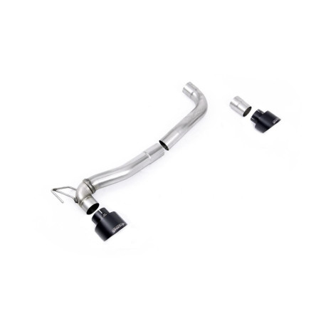 Ispušni sistemi Milltek Milltek Maxton Designs Dual Outlet Upgrade Kit for Ford Fiesta Mk8 & Mk8.5 ST EcoBoost (non-GPF) 2020+ - Black tips | race-shop.hr