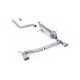 Milltek GPF-back exhaust resonated for Ford Fiesta Mk8 1.0T EcoBoost ST-Line 3 & 5 Door (GPF) 2019+ - Polished tips