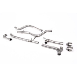 Milltek Cat-back exhaust (louder) for Ford Fiesta MK8 ST-Line 3 & 5 Door (non-GPF) 2017-2019 - Brushed titanium tips