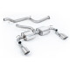 Ispušni sistemi Milltek Milltek Cat-back exhaust (louder) for Ford Focus MK2 RS 2.5T 305PS (non-GPF) 2009-2010 - Dual titanium tips | race-shop.hr