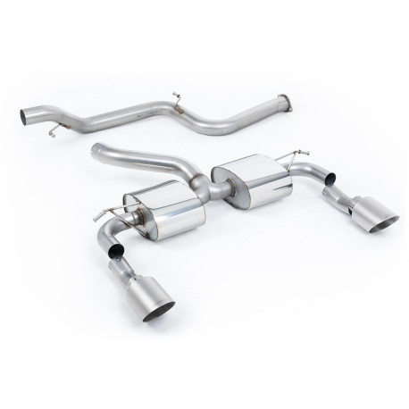 Ispušni sistemi Milltek Milltek Cat-back exhaust (louder) for Ford Focus MK2 RS 2.5T 305PS (non-GPF) 2009-2010 - Dual titanium tips | race-shop.hr